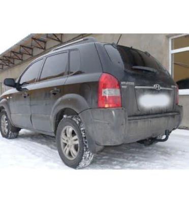 Фаркоп для Kia Sportage II 2004-2010 съемный крюк на двух болтах 2000кг Автос