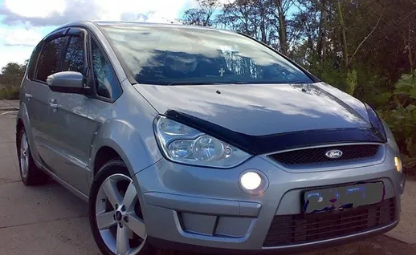 Дефлектор капота (мухобойка) FORD S-MAX с 2006–2010 г.в. (Форд С-Макс) Вип Тюнинг