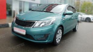 Дефлекторы окон (ветровики) Kia Rio III Hb 5d 2011 (Киа Рио) Кобра Тюнинг