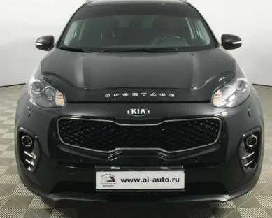 Дефлектор капота (мухобойка) KIA Sportage с 2015 г.в. (Киа Спортаж) Вип Тюнинг